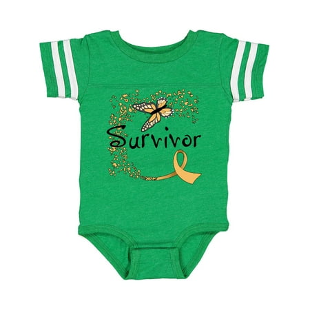 Inktastic Childhood Cancer Survivor- butterfly ribbon Gift Baby Boy or Baby Girl Bodysuit
Inktastic Childhood Cancer Survivor- butterfly ribbon Gift Baby Boy or Baby Girl Bodysuit