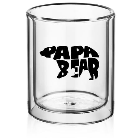 Double Wall Insulated Glass Hand Blown Rocks Whiskey Glass Gift Dad Father Papa Bear
Double Wall Insulated Glass Hand Blown Rocks Whiskey Glass Gift Dad Father Papa Bear