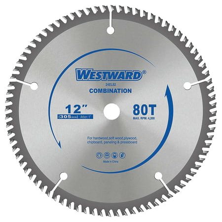 Westward 24EL82 Circular Saw Blades