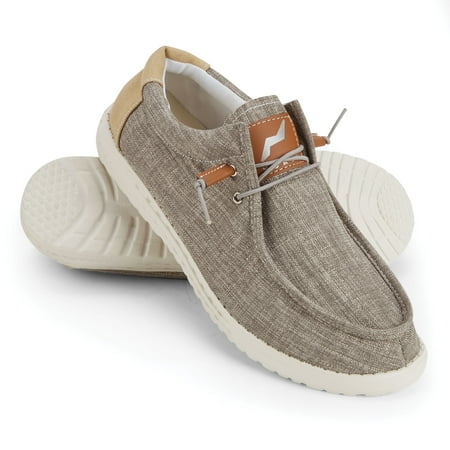 Norty Men s Slip-On Khaki Loafers - 10
Norty Men s Slip-On Khaki Loafers - 10