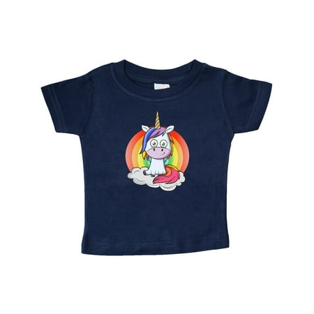 Inktastic Unicorn Rainbow Gift Baby Boy or Baby Girl T-Shirt