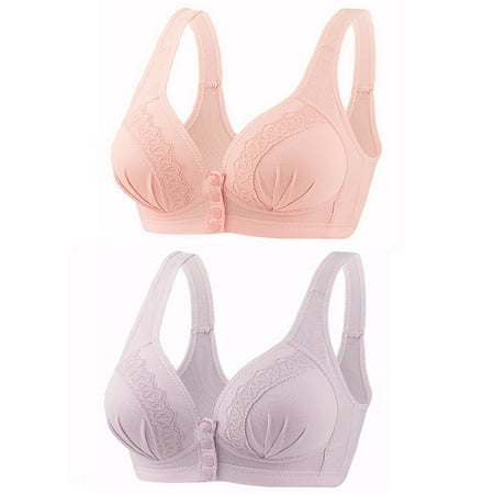 

cyber and Monday Deals Clearance under 5$ BUIgtTklOP No Boundaries Bras for Women Plus Size 2PC Women s No Steel Ring Lactation Vest Bra Back Adjustment Yoga Running Bra