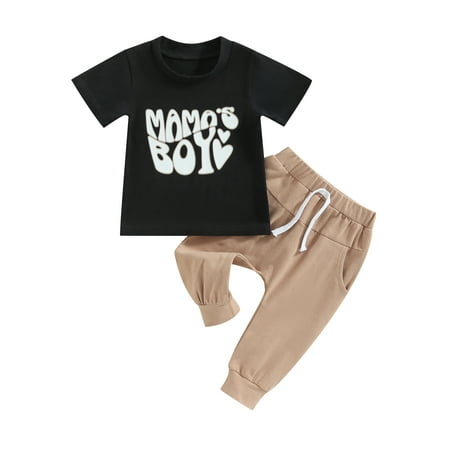 Bagilaanoe 2pcs Toddler Baby Boy Long Pants Set Short Sleeve Letter Print T-Shirts Tops + Trousers 6M 12M 18M 24M 3T Kids Casual Summer Outfits
Bagilaanoe 2pcs Toddler Baby Boy Long Pants Set Short Sleeve Letter Print T-Shirts Tops + Trousers 6M 12M 18M 24M 3T Kids Casual Summer Outfits
