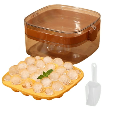 Ice Cube Tray with Lid and Bin | Space Saving Ice Cube Molds Sphere Maker Ice Cube Maker | Ice Box for Freezer and Cocktail
Ice Cube Tray with Lid and Bin | Space Saving Ice Cube Molds Sphere Maker Ice Cube Maker | Ice Box for Freezer and Cocktail
