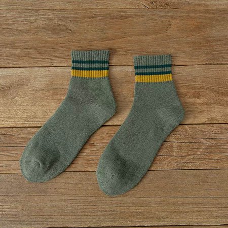 YSEINBH Striped Wool Hosiery Winter Thick And Fleece Comfortable Warm Men Medium Length Casual Socks
YSEINBH Striped Wool Hosiery Winter Thick And Fleece Comfortable Warm Men Medium Length Casual Socks