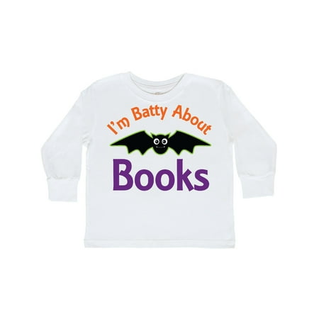 Inktastic Batty About Books Gift Toddler Boy or Toddler Girl Long Sleeve T-Shirt
Inktastic Batty About Books Gift Toddler Boy or Toddler Girl Long Sleeve T-Shirt