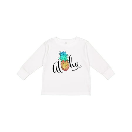 Inktastic Aloha- in Cursive with Pineapple Rainbow Colors Gift Toddler Boy or Toddler Girl Long Sleeve T-Shirt
Inktastic Aloha- in Cursive with Pineapple Rainbow Colors Gift Toddler Boy or Toddler Girl Long Sleeve T-Shirt