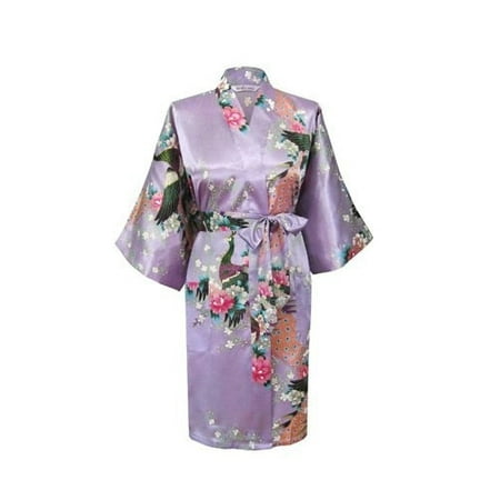KIMONO - Silk/Satin Robe - Pretty FLORAL