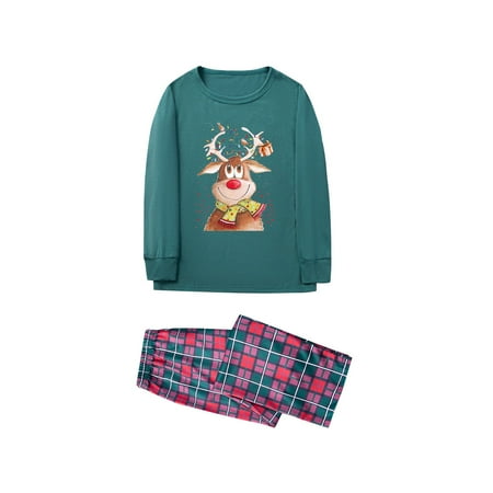 Family Matching Christmas Pajamas Set Solid Sleeves Cute Pattern Printing Festival For Adults & Kids Parent Child Outfit
Family Matching Christmas Pajamas Set Solid Sleeves Cute Pattern Printing Festival For Adults & Kids Parent Child Outfit