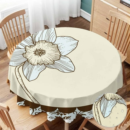 WISH TREE Retro Blue Bicycle Round Tablecloth Table Cloth Bike with Colorful Bouquet Flowers in Basket Romantic Tablecloths for Round Tables Small Round Tablecloth Table Cover for Outdoor
WISH TREE Retro Blue Bicycle Round Tablecloth Table Cloth Bike with Colorful Bouquet Flowers in Basket Romantic Tablecloths for Round Tables Small Round Tablecloth Table Cover for Outdoor