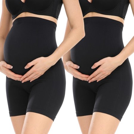 Aosijia 2 Pcs Seamless Maternity Shapewear High Waist Belly Support Maternity Panties Pregnancy Underwear Prevent Thigh Chaffing Black L
Aosijia 2 Pcs Seamless Maternity Shapewear High Waist Belly Support Maternity Panties Pregnancy Underwear Prevent Thigh Chaffing Black L