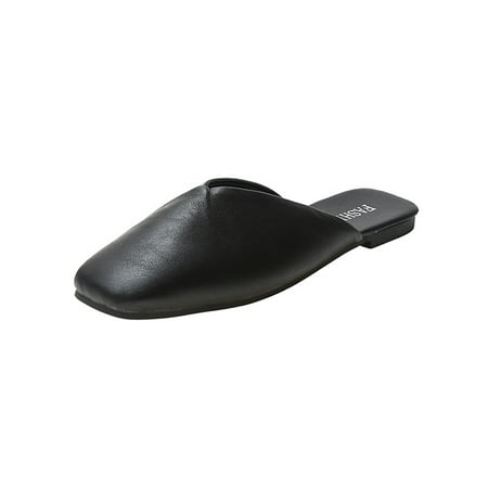 Daeful Womens Clogs Square Toe Mules Casual Flats Party Anti-Slip Lightweight Slip On Slides Black 8
Daeful Womens Clogs Square Toe Mules Casual Flats Party Anti-Slip Lightweight Slip On Slides Black 8