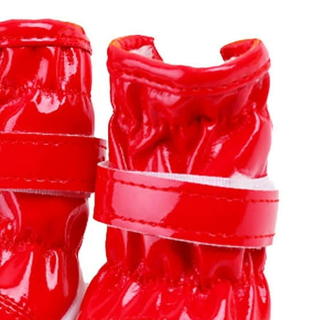 Bobasndm Good-looking Puppy Shoes Glossy for Indoor Keep Warmth