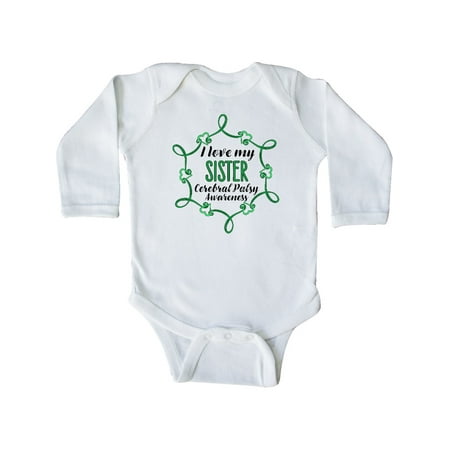 Inktastic I Love My Sister Cerebral Palsy Awareness Gift Baby Boy or Baby Girl Long Sleeve Bodysuit
Inktastic I Love My Sister Cerebral Palsy Awareness Gift Baby Boy or Baby Girl Long Sleeve Bodysuit
