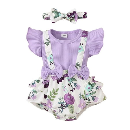 elfinBE Newborn Baby Girl Printed Bowknot Patchwork Romper Hair Band 2PCs Set Outfits 0-18Months
elfinBE Newborn Baby Girl Printed Bowknot Patchwork Romper Hair Band 2PCs Set Outfits 0-18Months