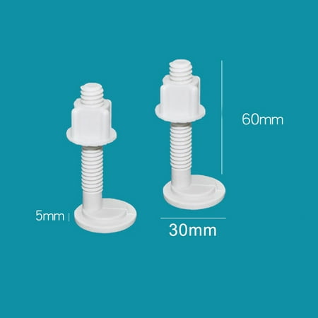 Toilet Hinge Bolts Replacement Screws Fixing Fitting Kit Repair Tool