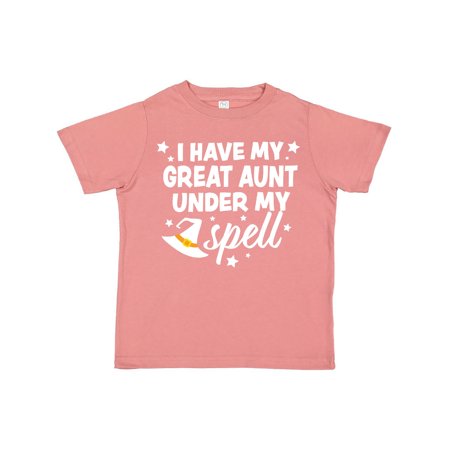 Inktastic I Have My Great Aunt Under My Spell with Cute Witch Hat Gift Toddler Boy or Toddler Girl T-Shirt
Inktastic I Have My Great Aunt Under My Spell with Cute Witch Hat Gift Toddler Boy or Toddler Girl T-Shirt