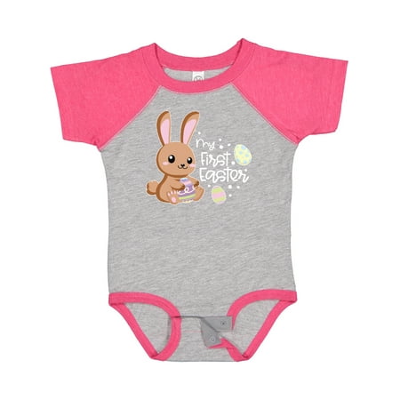 Inktastic My 1st Easter with Cute Brown Bunny and Easter Eggs Gift Baby Boy or Baby Girl Bodysuit
Inktastic My 1st Easter with Cute Brown Bunny and Easter Eggs Gift Baby Boy or Baby Girl Bodysuit