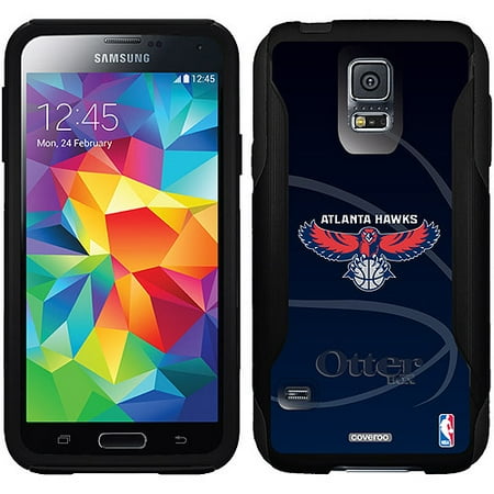 Atlanta Hawks Basketball blue Design on OtterBox Commuter Series Case for Samsung Galaxy S5