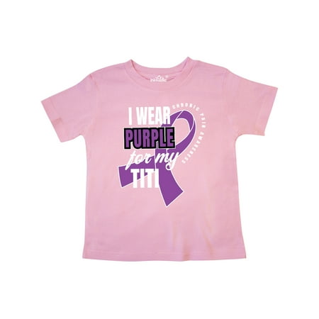 Inktastic Chronic Pain I Wear Purple For My Titi Gift Toddler Boy or Toddler Girl T-Shirt
Inktastic Chronic Pain I Wear Purple For My Titi Gift Toddler Boy or Toddler Girl T-Shirt