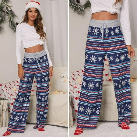 Women s Comfy Drawstring Stretch Floral Print Long Wide Leg Lounge Pants Christmas Printed Pajama Sleeping Pants Home Wear PLUS Size:S M L XL 2XL 3XL
Women s Comfy Drawstring Stretch Floral Print Long Wide Leg Lounge Pants Christmas Printed Pajama Sleeping Pants Home Wear PLUS Size:S M L XL 2XL 3XL