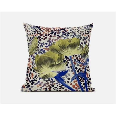 Amrita Sen Designs CAPL563FSDS-BL-18x18 18 x 18 in. Three Roses with Butterfly Suede Blown & Closed Pillow - Multi Color
Amrita Sen Designs CAPL563FSDS-BL-18x18 18 x 18 in. Three Roses with Butterfly Suede Blown & Closed Pillow - Multi Color