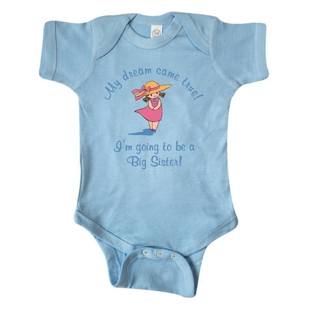Inktastic Dream Future Big Sister Gift Baby Girl Bodysuit