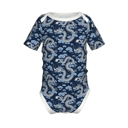 Junzan Dragons Print Short-Sleeve Baby Climbing Clothes Bodysuits for Infant One-Piece for Baby Boys & Girls Baby Clothes Baby Romper with Snap Closure-6 Months
Junzan Dragons Print Short-Sleeve Baby Climbing Clothes Bodysuits for Infant One-Piece for Baby Boys & Girls Baby Clothes Baby Romper with Snap Closure-6 Months