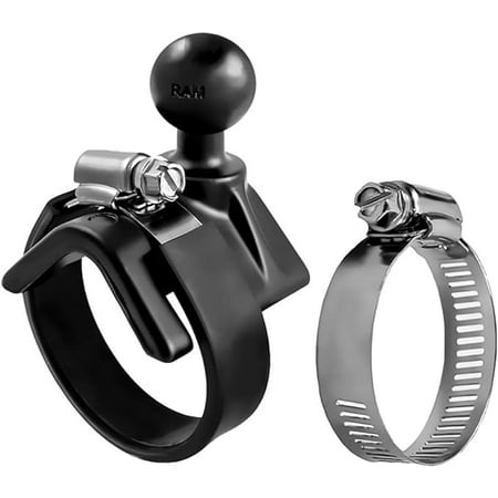 RAM Mounts RAM-B-108BU Strap Hose Clamp Ball Base with B Size 1 Ball for Rails 1 to 2.1 in Diameter
RAM Mounts RAM-B-108BU Strap Hose Clamp Ball Base with B Size 1 Ball for Rails 1 to 2.1 in Diameter