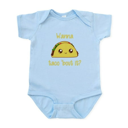 CafePress - Wanna Taco Bout It Body Suit - Baby Light Bodysuit Size Newborn - 24 Months
CafePress - Wanna Taco Bout It Body Suit - Baby Light Bodysuit Size Newborn - 24 Months