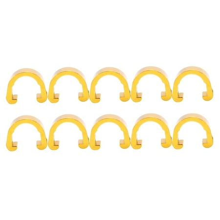 Zehuanyu 10PCS Wire Clamps Tubing Clips Mountain Bike C Shaped Buckle Bike Line Pipe Fixing Pipe Clamp Line Clips Bike Brake Line Buckle (Golden)
Zehuanyu 10PCS Wire Clamps Tubing Clips Mountain Bike C Shaped Buckle Bike Line Pipe Fixing Pipe Clamp Line Clips Bike Brake Line Buckle (Golden)