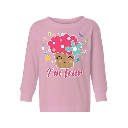4th Birthday Cupcake Toddler Long Sleeve Shirt I m Four Boys Shirt Girls T-Shirt Cute Cupcake Four Kids T-Shirt
4th Birthday Cupcake Toddler Long Sleeve Shirt I m Four Boys Shirt Girls T-Shirt Cute Cupcake Four Kids T-Shirt