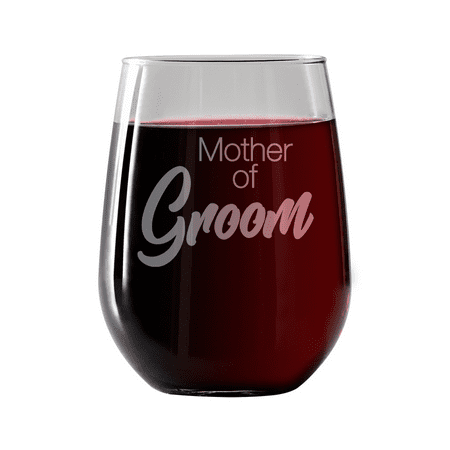 Mother of Groom | Stemless Wine Glass 17oz | Laser etched dishwasher safe chip resistant lip Made in the USA.
Mother of Groom | Stemless Wine Glass 17oz | Laser etched dishwasher safe chip resistant lip Made in the USA.