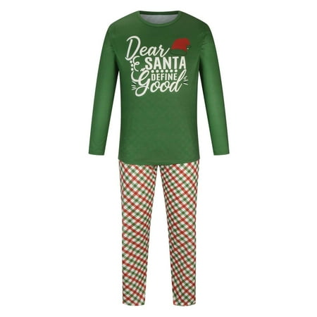 Honeeladyy Christmas Family Pajamas Christmas Men Dad Printed Blouse Tops+Pants Family Matching Pajamas Set Green Sales
Honeeladyy Christmas Family Pajamas Christmas Men Dad Printed Blouse Tops+Pants Family Matching Pajamas Set Green Sales
