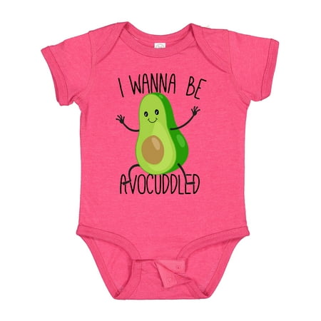 Inktastic I Wanna Be Avocuddled Gift Baby Boy or Baby Girl Bodysuit