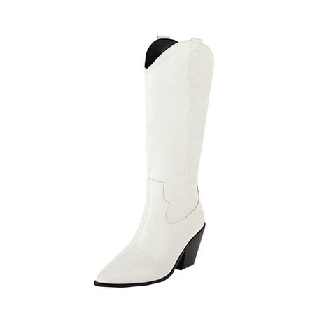 Gzztg Tall Boots For Women Autumn And Winter Warm Plus Size Women S Thick High-Heeled Stone Shoes
Gzztg Tall Boots For Women Autumn And Winter Warm Plus Size Women S Thick High-Heeled Stone Shoes