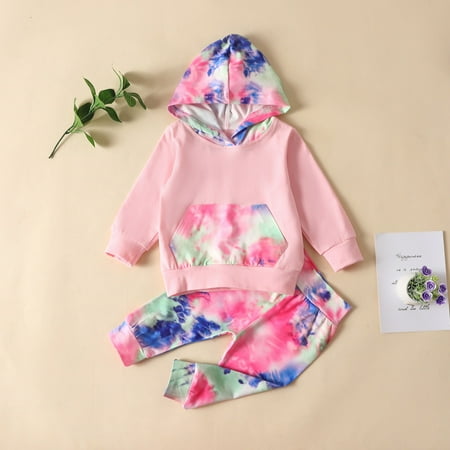 Augper Baby Girl Clothes Long Sleeve Fall Winter Clearance Newborn Infant Baby Girls Tie-dye Print Tops Hooded Pocket Pants Clothes Sets
Augper Baby Girl Clothes Long Sleeve Fall Winter Clearance Newborn Infant Baby Girls Tie-dye Print Tops Hooded Pocket Pants Clothes Sets