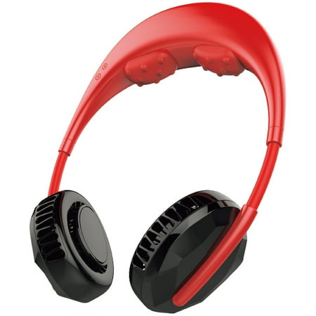 Bladeless Wearable Neck Fan 360° Cooling Hands Free Sports Fan USB Personal Massage Fan Aromatherapy Machine-Red
Bladeless Wearable Neck Fan 360° Cooling Hands Free Sports Fan USB Personal Massage Fan Aromatherapy Machine-Red