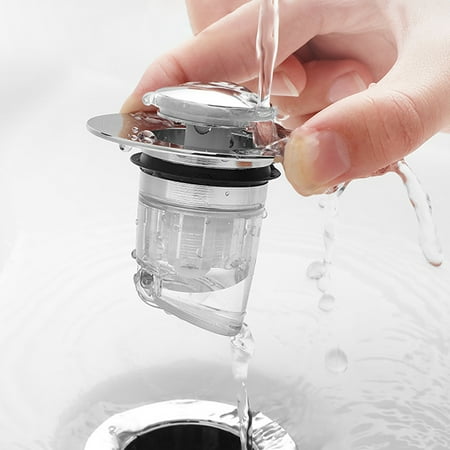 IXTIX Bathroom Sink Stopper Anti Clogging Universal Sink Drain Strainer for 1.33-1.57in Drain Hole Push Type Basin Pop up Sink Drainer Filter with Hair Catcher for
IXTIX Bathroom Sink Stopper Anti Clogging Universal Sink Drain Strainer for 1.33-1.57in Drain Hole Push Type Basin Pop up Sink Drainer Filter with Hair Catcher for