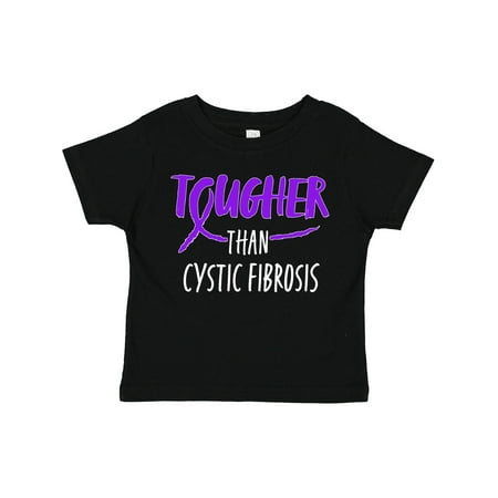 Inktastic Tougher Than Cystic Fibrosis Gift Toddler Boy or Toddler Girl T-Shirt