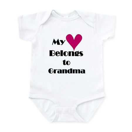 CafePress - My Heart Belongs To Grandma Infant Bodysuit - Baby Light Bodysuit Size Newborn - 24 Months
CafePress - My Heart Belongs To Grandma Infant Bodysuit - Baby Light Bodysuit Size Newborn - 24 Months