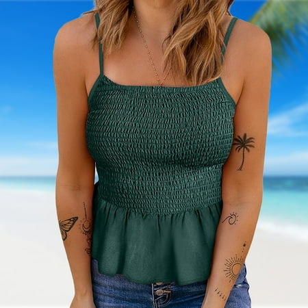 Bxingsftys Women Ladies T Shirt Sleeveless Bustier Ladies Tee Pleated Casual Tee for Summer
Bxingsftys Women Ladies T Shirt Sleeveless Bustier Ladies Tee Pleated Casual Tee for Summer