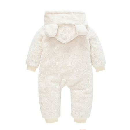 Leesechin Toddler Outfit Set Baby Boys Girls Color Plush Cute Bear Ears Winter Thick Jumpsuit Romper On Clearance
Leesechin Toddler Outfit Set Baby Boys Girls Color Plush Cute Bear Ears Winter Thick Jumpsuit Romper On Clearance