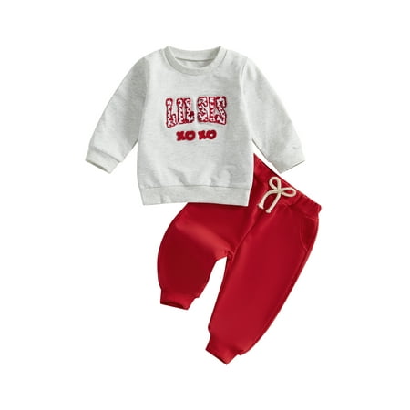 Baby Toddler Girl Valentines Day Outfit 0 6 12 18 24 Months 2T 3T Letter Embroidery Long Sleeve Sweatshirt Solid Long Pants 2 Pcs Clothing Set
Baby Toddler Girl Valentines Day Outfit 0 6 12 18 24 Months 2T 3T Letter Embroidery Long Sleeve Sweatshirt Solid Long Pants 2 Pcs Clothing Set