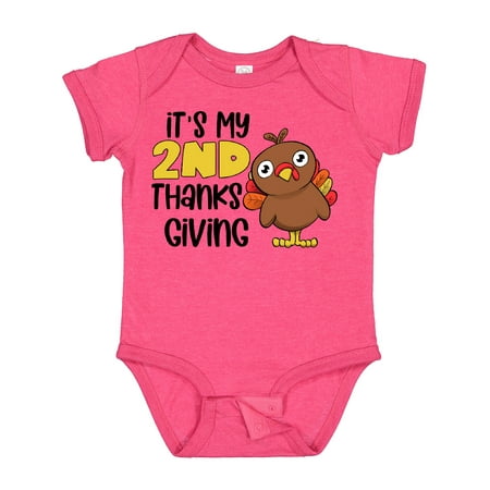 Inktastic It s My 2nd Thanksgiving Cute Turkey Gift Baby Boy or Baby Girl Bodysuit
Inktastic It s My 2nd Thanksgiving Cute Turkey Gift Baby Boy or Baby Girl Bodysuit