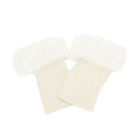 NUZYZ Women Winter Solid Color Short Knit Leg Warmers Boot Socks Toppers Fluffy Cuffs White
NUZYZ Women Winter Solid Color Short Knit Leg Warmers Boot Socks Toppers Fluffy Cuffs White