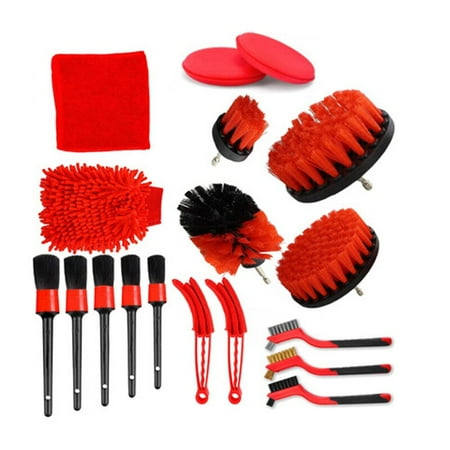 Detailing Brush Set Car Cleaning Brush Power Scrubber Drill Brush Car Leather Air Vent Rim Cleaning Dust Dust Cleaning Tool
Detailing Brush Set Car Cleaning Brush Power Scrubber Drill Brush Car Leather Air Vent Rim Cleaning Dust Dust Cleaning Tool