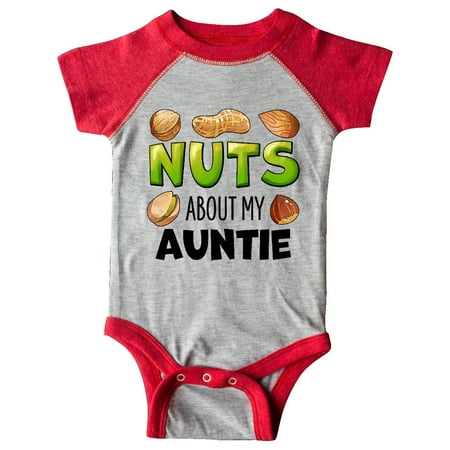 Inktastic Nuts About My Auntie Peanut Almond Pistachio Gift Baby Boy or Baby Girl Bodysuit
Inktastic Nuts About My Auntie Peanut Almond Pistachio Gift Baby Boy or Baby Girl Bodysuit