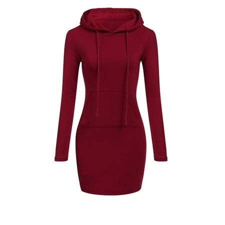 Sexy Fall Dresses for Women 2022 Corset Dress for Women Womens Long Sleeve Solid Patchwork Round Neck Casual Long Hooded Sweatershirt Dress Sweater Dress for Women Red M
Sexy Fall Dresses for Women 2022 Corset Dress for Women Womens Long Sleeve Solid Patchwork Round Neck Casual Long Hooded Sweatershirt Dress Sweater Dress for Women Red M