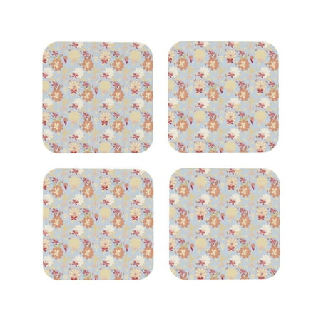 Fuzoiu Butterfly Flower Print Leather Coasters Set Drink Coasters Set of 4 for Tabletop Protection Durable PVC Coasters Home Décor and Housewarming Gift-Square
Fuzoiu Butterfly Flower Print Leather Coasters Set Drink Coasters Set of 4 for Tabletop Protection Durable PVC Coasters Home Décor and Housewarming Gift-Square